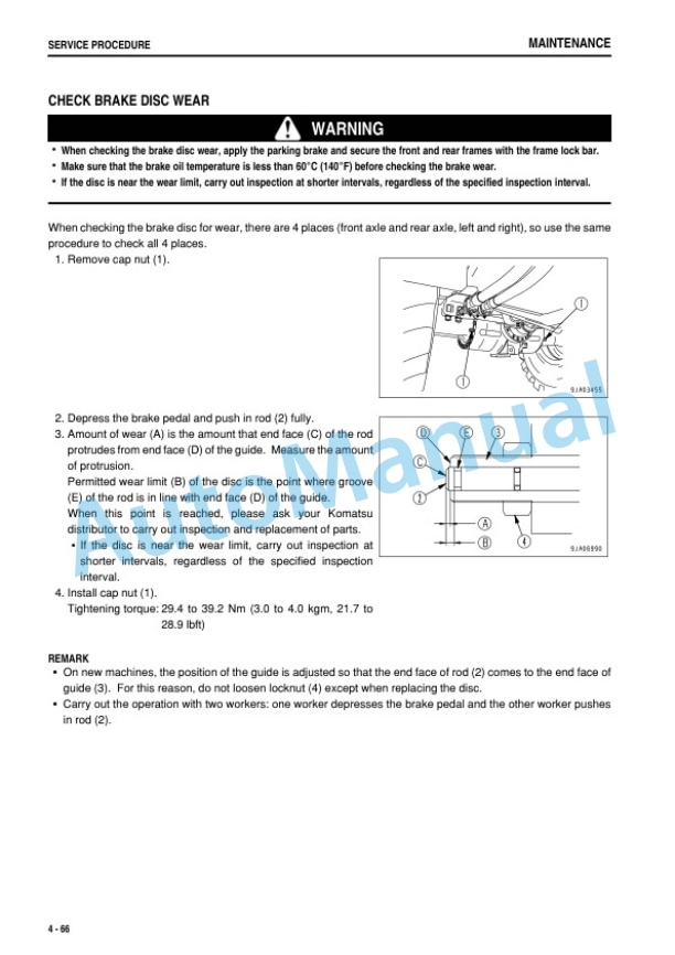Komatsu WA480-6 Wheel Loader Operation and Maintenance Manual PEN00324-04 5 Komatsu WA480-6 Wheel Loader Operation and Maintenance Manual PEN00324-04 - Image 5
