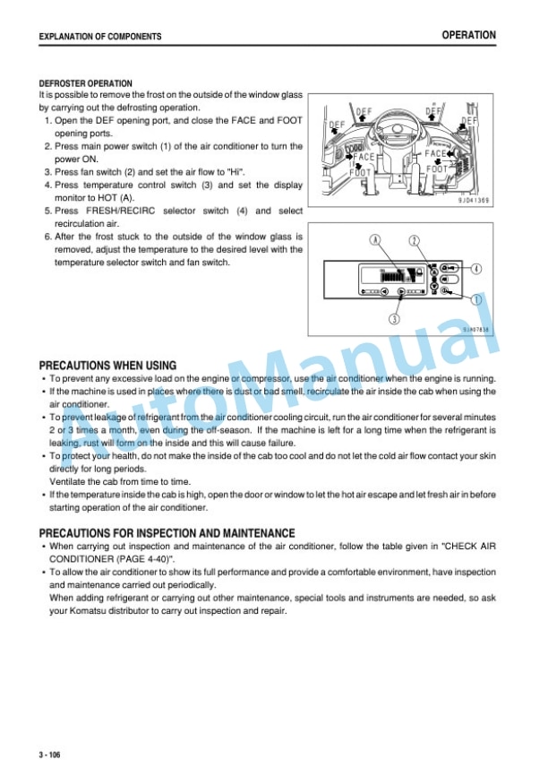 Komatsu WA480-6 Wheel Loader Operation and Maintenance Manual PEN01548-00 3 Komatsu WA480-6 Wheel Loader Operation and Maintenance Manual PEN01548-00 - Image 3