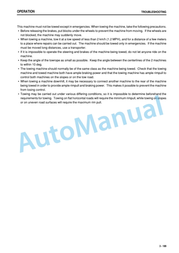 Komatsu WA480-6 Wheel Loader Operation and Maintenance Manual PEN01872-00 4 Komatsu WA480-6 Wheel Loader Operation and Maintenance Manual PEN01872-00-4