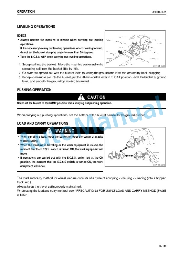 Komatsu WA480-6 Wheel Loader Operation and Maintenance Manual TEN00124-05 4 Komatsu WA480-6 Wheel Loader Operation and Maintenance Manual TEN00124-05 - Image 4