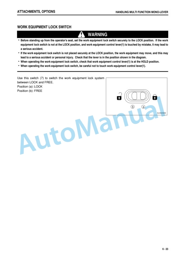 Komatsu WA480-6 Wheel Loader Operation and Maintenance Manual TEN00452-03 5 Komatsu WA480-6 Wheel Loader Operation and Maintenance Manual TEN00452-03 - Image 5