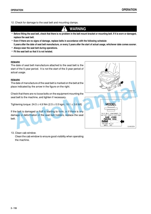 Komatsu WA480-6 Wheel Loader Operation and Maintenance Manual TEN00991-00 3 Komatsu WA480-6 Wheel Loader Operation and Maintenance Manual TEN00991-00 - Image 3