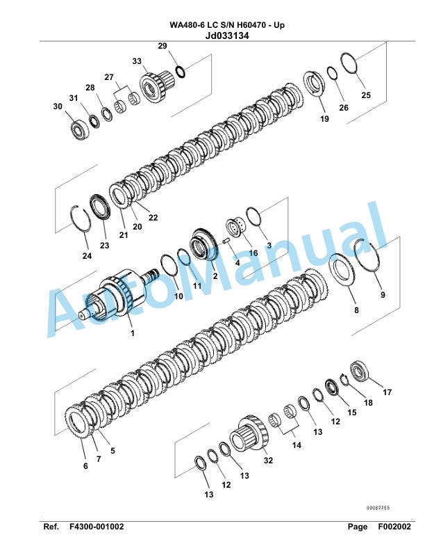 Komatsu WA480-6LC Parts Manual H60470-Up 2 Komatsu WA480-6LC Parts Manual H60470-Up-2