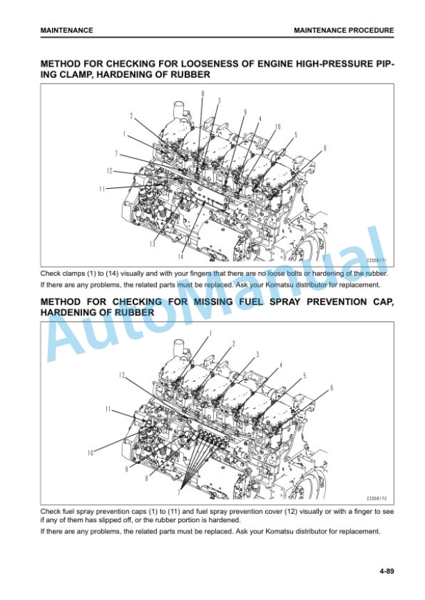 Komatsu WA480-8 Wheel Loader Operation and Maintenance Manual PEN01320-00 5 Komatsu WA480-8 Wheel Loader Operation and Maintenance Manual PEN01320-00 - Image 5