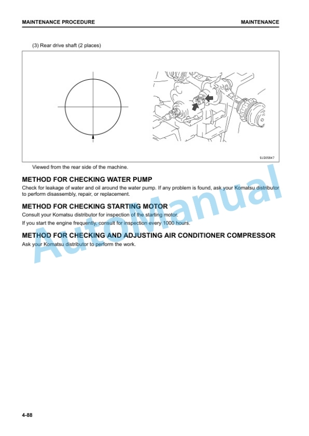 Komatsu WA480-8 Wheel Loader Operation and Maintenance Manual PEN01429-00 5 Komatsu WA480-8 Wheel Loader Operation and Maintenance Manual PEN01429-00 - Image 5