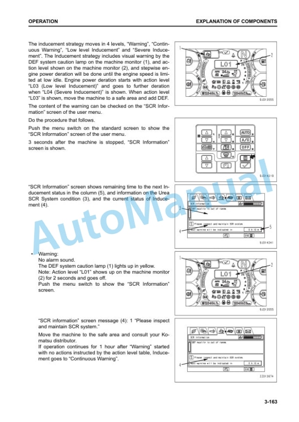 Komatsu WA480-8 Wheel Loader Operation and Maintenance Manual PEN01543-00 3 Komatsu WA480-8 Wheel Loader Operation and Maintenance Manual PEN01543-00 - Image 3