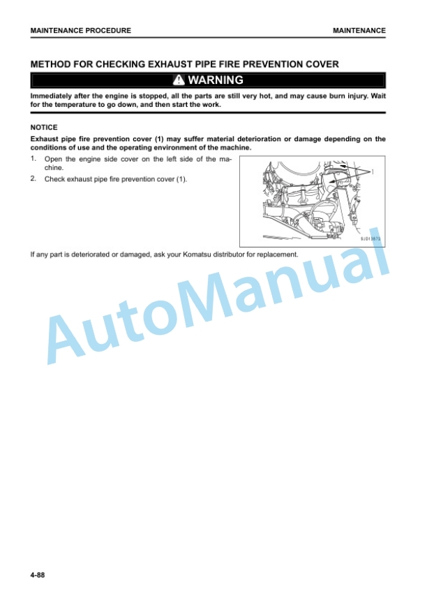 Komatsu WA480-8 Wheel Loader Operation and Maintenance Manual PEN01600-00 5 Komatsu WA480-8 Wheel Loader Operation and Maintenance Manual PEN01600-00 - Image 5