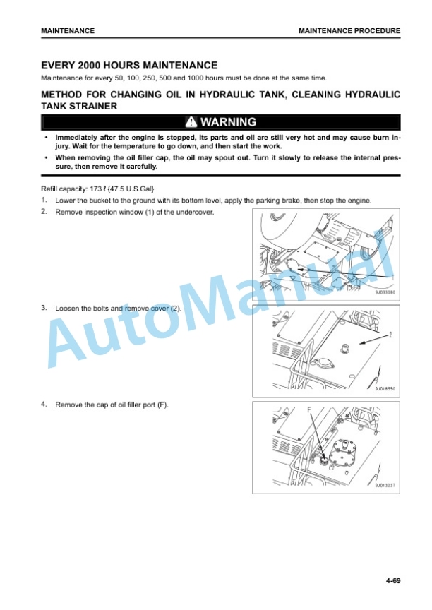 Komatsu WA480-8 Wheel Loader Operation and Maintenance Manual PEN01898-00 5 Komatsu WA480-8 Wheel Loader Operation and Maintenance Manual PEN01898-00 - Image 5