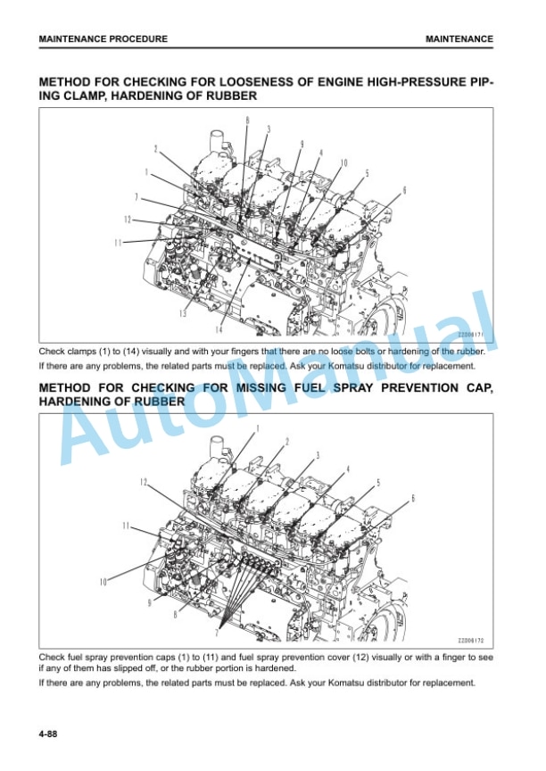 Komatsu WA480-8 Wheel Loader Operation and Maintenance Manual PEN01899-00 5 Komatsu WA480-8 Wheel Loader Operation and Maintenance Manual PEN01899-00 - Image 5