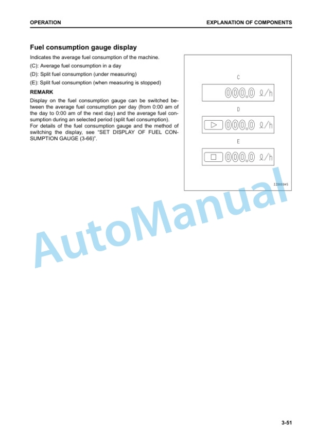 Alternative view of Komatsu WA480-8 Wheel Loader Operation and Maintenance Manual TEN00949-00