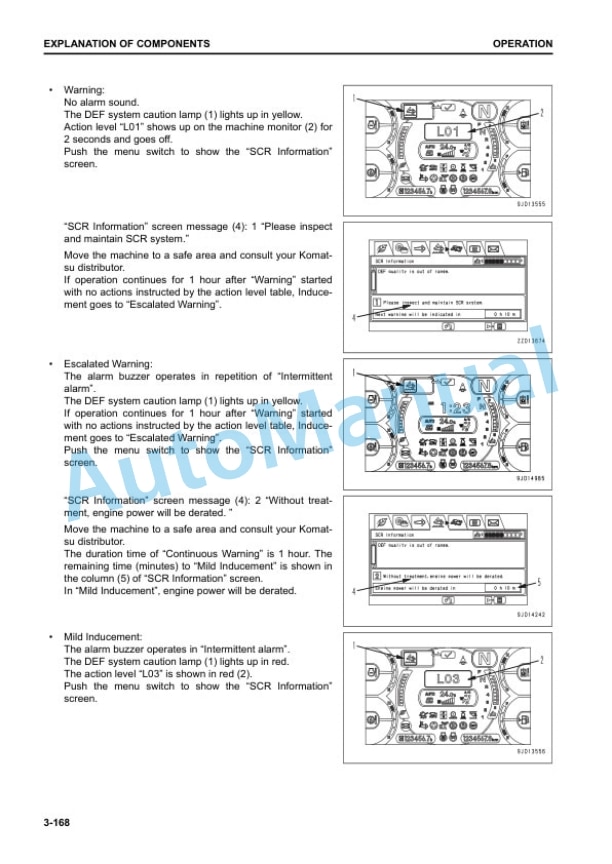 Komatsu WA480-8 Wheel Loader Operation and Maintenance Manual TEN00989-00 3 Komatsu WA480-8 Wheel Loader Operation and Maintenance Manual TEN00989-00 - Image 3