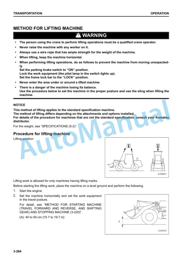 Komatsu WA480-8 Wheel Loader Operation and Maintenance Manual TEN00989-00 4 Komatsu WA480-8 Wheel Loader Operation and Maintenance Manual TEN00989-00 - Image 4