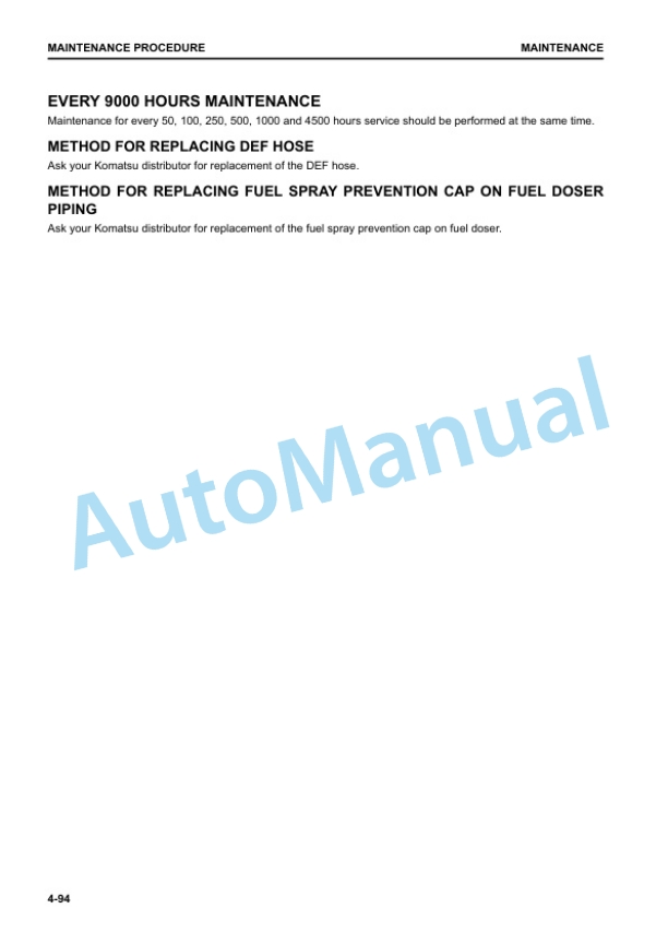 Komatsu WA480-8 Wheel Loader Operation and Maintenance Manual TEN00989-00 5 Komatsu WA480-8 Wheel Loader Operation and Maintenance Manual TEN00989-00 - Image 5