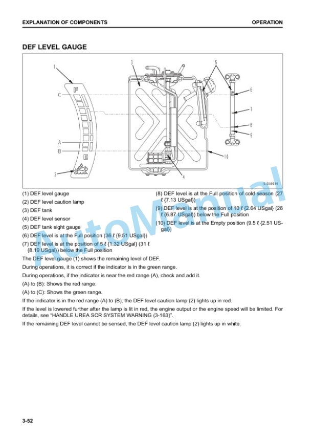 Alternative view of Komatsu WA480-8 Wheel Loader Operation and Maintenance Manual TEN01009-01