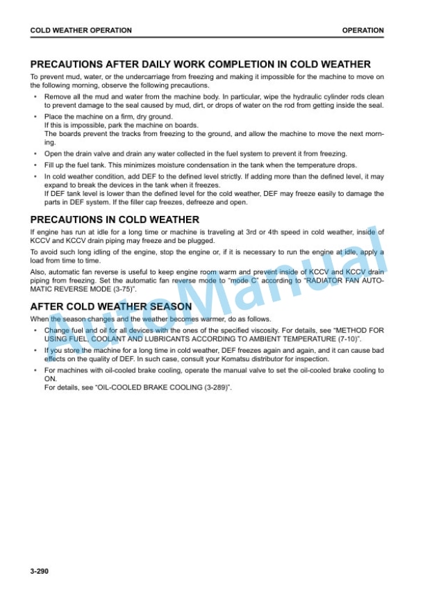 Komatsu WA480-8 Wheel Loader Operation and Maintenance Manual TEN01023-01 4 Komatsu WA480-8 Wheel Loader Operation and Maintenance Manual TEN01023-01 - Image 4