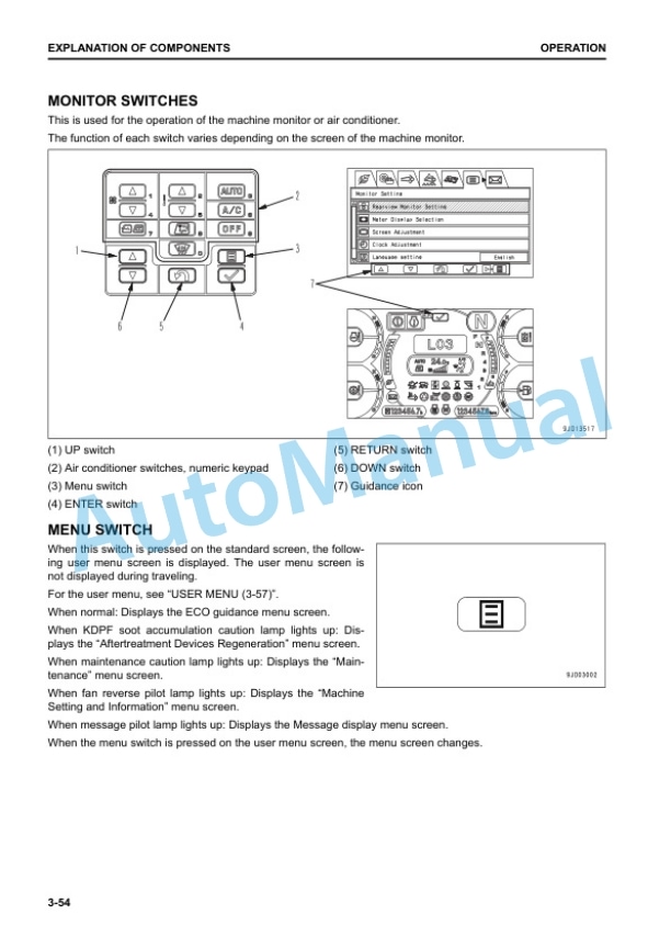 Alternative view of Komatsu WA480-8 Wheel Loader Operation and Maintenance Manual TEN01109-00