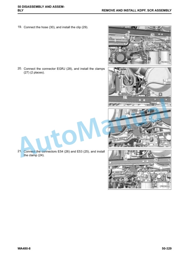 Komatsu WA480-8 Wheel Loader Shop Manual CEBM032900 5 Komatsu WA480-8 Wheel Loader Shop Manual CEBM032900 - Image 5