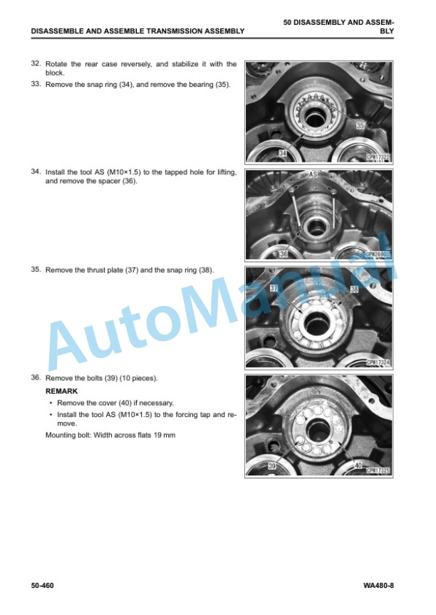 Komatsu WA480-8 Wheel Loader Shop Manual SMEW480800-00 5 Komatsu WA480-8 Wheel Loader Shop Manual SMEW480800-00 - Image 5