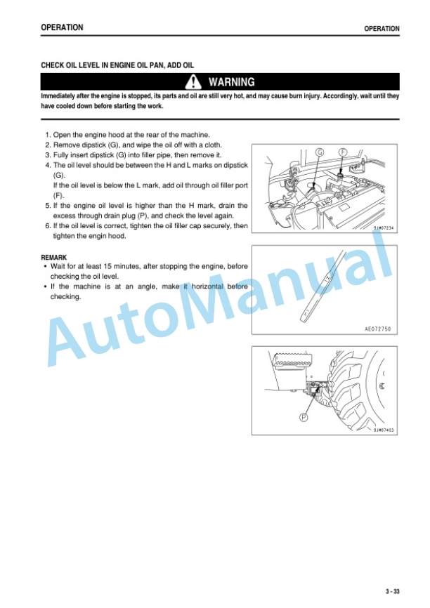 Komatsu WA50-6 Wheel Loader Operation and Maintenance Manual TEN01094-00-3