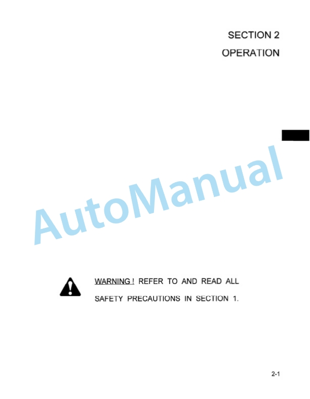 Alternative view of Komatsu WA500-1 Wheel Loader Operation and Maintenance Manual CEAM000300