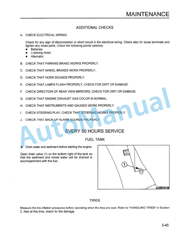 Komatsu WA500-1 Wheel Loader Operation and Maintenance Manual CEAM000300 5 Komatsu WA500-1 Wheel Loader Operation and Maintenance Manual CEAM000300 - Image 5
