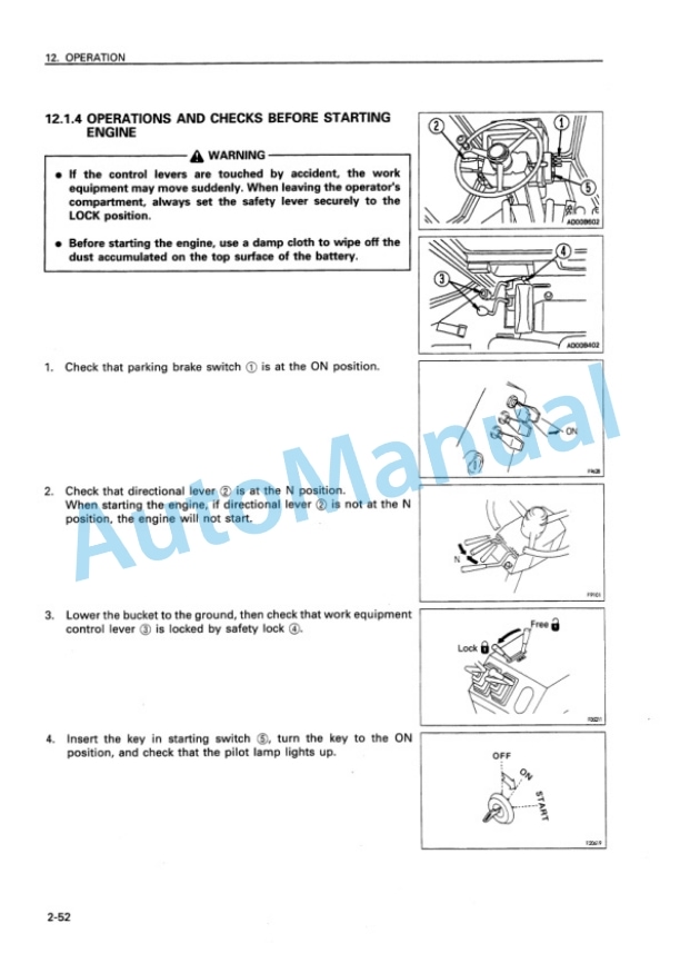 Komatsu WA500-1 Wheel Loader Operation and Maintenance Manual SEAM003701 3 Komatsu WA500-1 Wheel Loader Operation and Maintenance Manual SEAM003701 - Image 3
