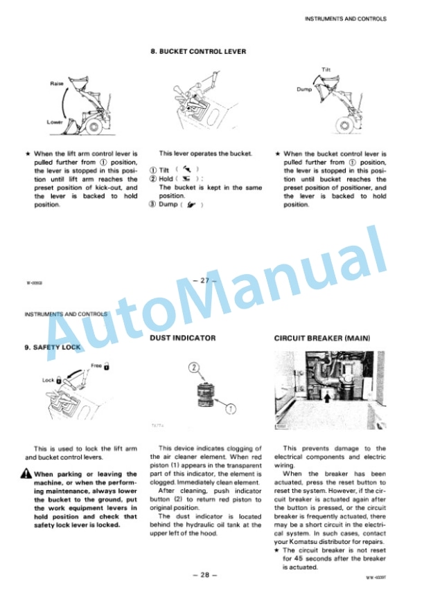 Komatsu WA500-1 Wheel Loader Operation and Maintenance Manual SEAM04250102 2 Komatsu WA500-1 Wheel Loader Operation and Maintenance Manual SEAM04250102-2
