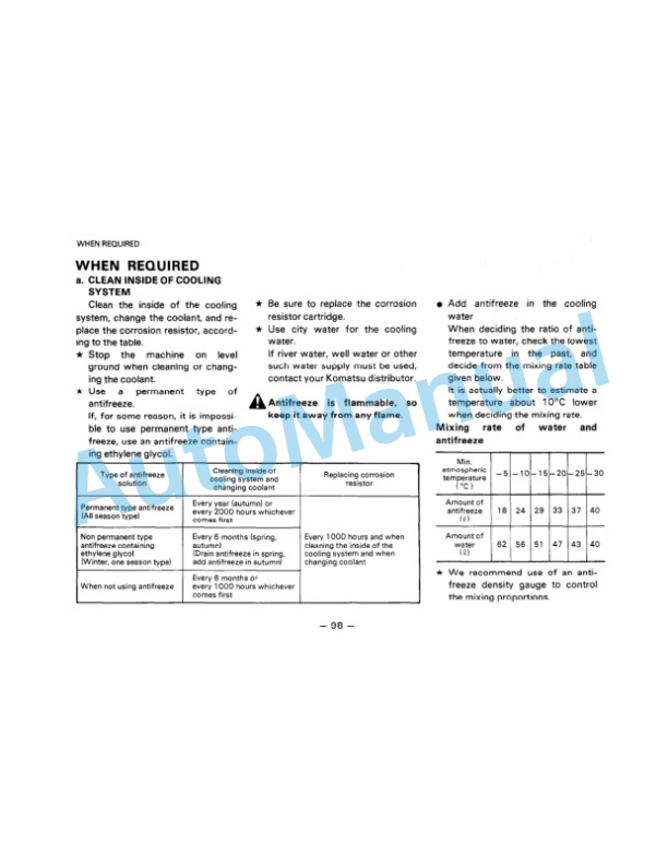 Komatsu WA500-1L Wheel Loader Operation and Maintenance Manual SEAMA4250101 4 Komatsu WA500-1L Wheel Loader Operation and Maintenance Manual SEAMA4250101 - Image 4