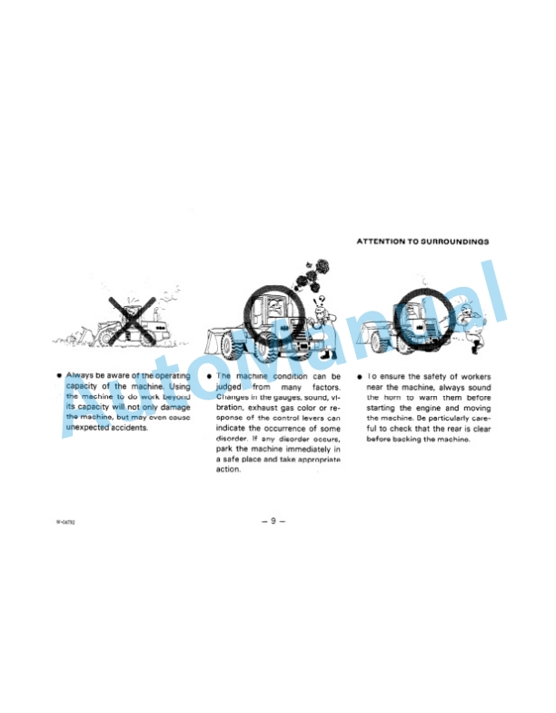 Komatsu WA500-1L Wheel Loader Operation and Maintenance Manual SEAMA4250101 5 Komatsu WA500-1L Wheel Loader Operation and Maintenance Manual SEAMA4250101 - Image 5