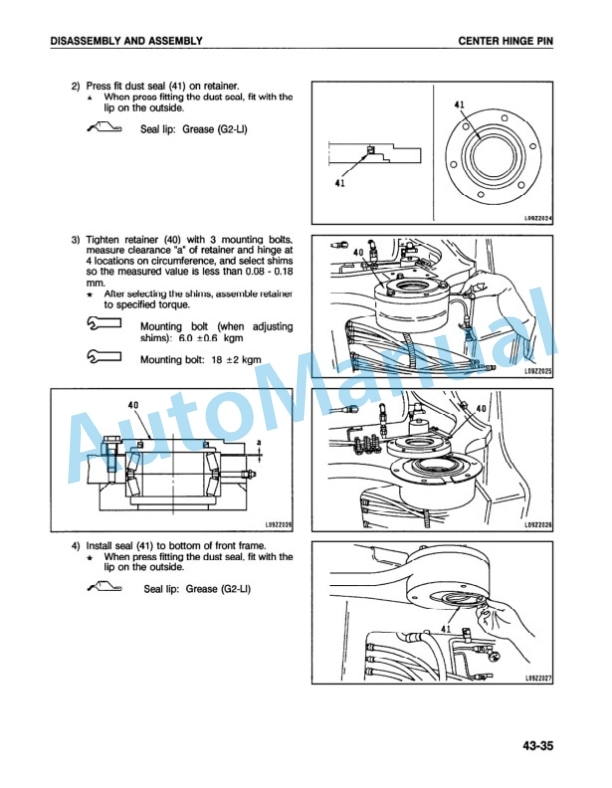 Komatsu WA500-1L Wheel Loader Shop Manual CEBMW25010 3 Komatsu WA500-1L Wheel Loader Shop Manual CEBMW25010 - Image 3
