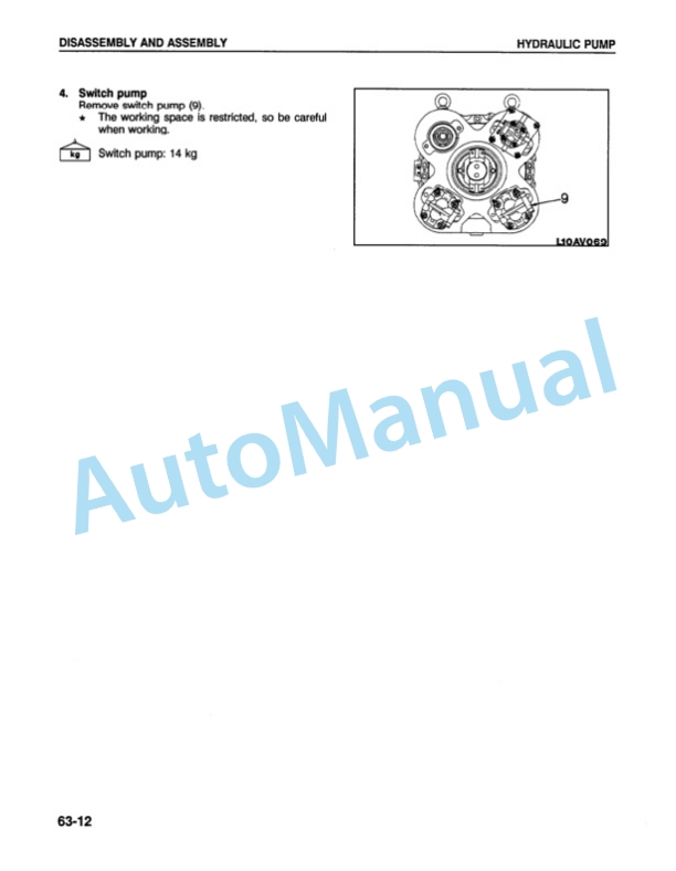 Komatsu WA500-1L Wheel Loader Shop Manual CEBMW25010 4 Komatsu WA500-1L Wheel Loader Shop Manual CEBMW25010 - Image 4