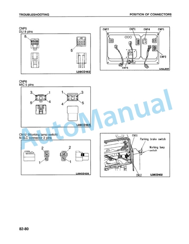 Komatsu WA500-1LC Wheel Loader Shop Manual CEBMW25050 5 Komatsu WA500-1LC Wheel Loader Shop Manual CEBMW25050 - Image 5