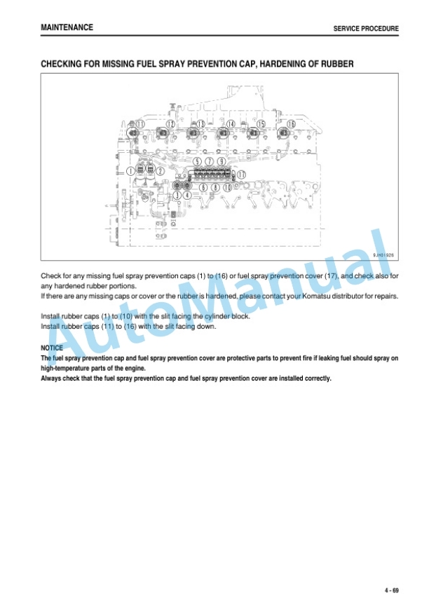 Komatsu WA500-3 Avance Wheel Loader Operation and Maintenance Manual TEN00065-02 5 Komatsu WA500-3 Avance Wheel Loader Operation and Maintenance Manual TEN00065-02 - Image 5