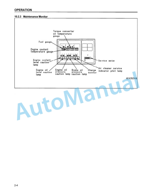 Alternative view of Komatsu WA500-3 Wheel Loader Operation and Maintenance Manual CEAM001401