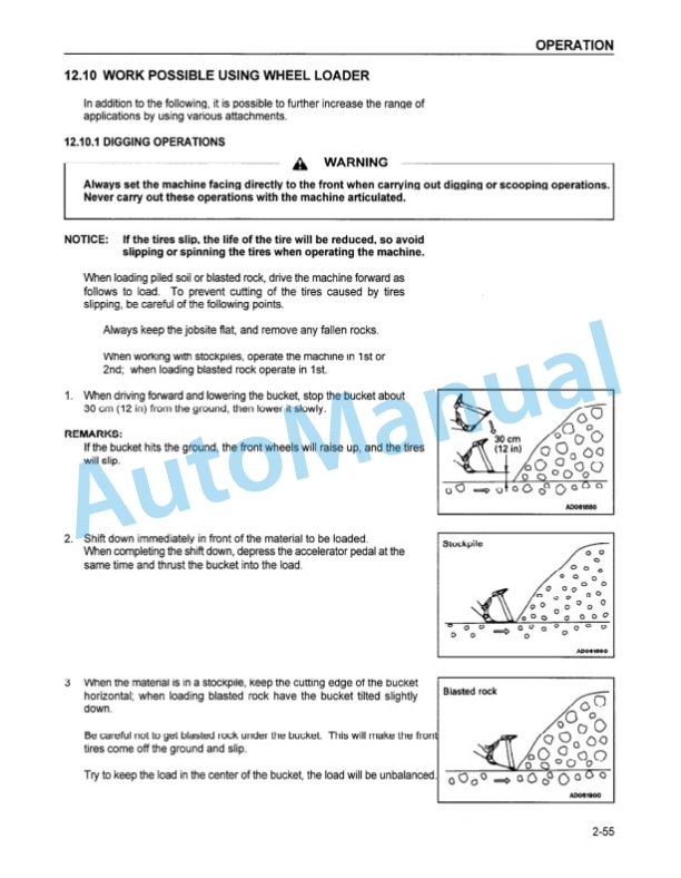 Komatsu WA500-3 Wheel Loader Operation and Maintenance Manual CEAM001401 3 Komatsu WA500-3 Wheel Loader Operation and Maintenance Manual CEAM001401 - Image 3