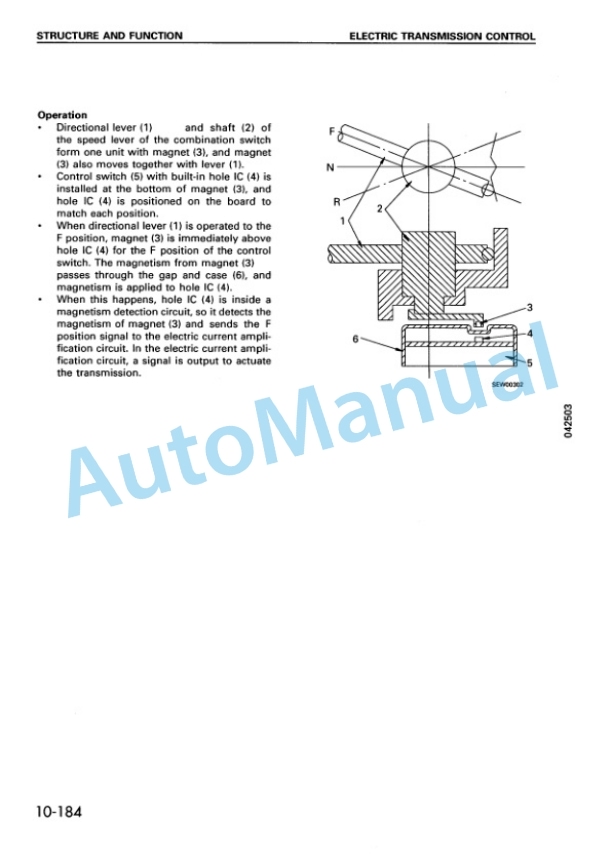 Komatsu WA500-3 Wheel Loader Shop Manual SEBM009016 2 Komatsu WA500-3 Wheel Loader Shop Manual SEBM009016-2