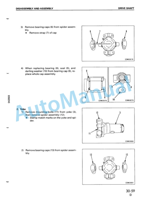 Komatsu WA500-3 Wheel Loader Shop Manual SEBM009016 5 Komatsu WA500-3 Wheel Loader Shop Manual SEBM009016-5