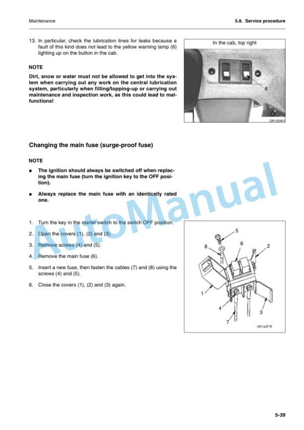 Komatsu WA500-3H Wheel Loader Operation and Maintenance Manual VEAM500100 5 Komatsu WA500-3H Wheel Loader Operation and Maintenance Manual VEAM500100 - Image 5