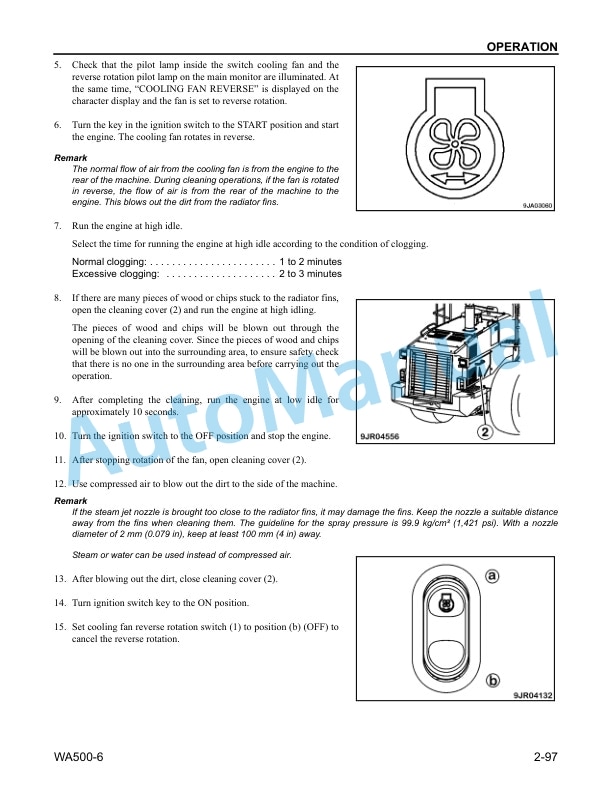 Komatsu WA500-6 Wheel Loader Operation and Maintenance Manual CEAM018007 3 Komatsu WA500-6 Wheel Loader Operation and Maintenance Manual CEAM018007 - Image 3