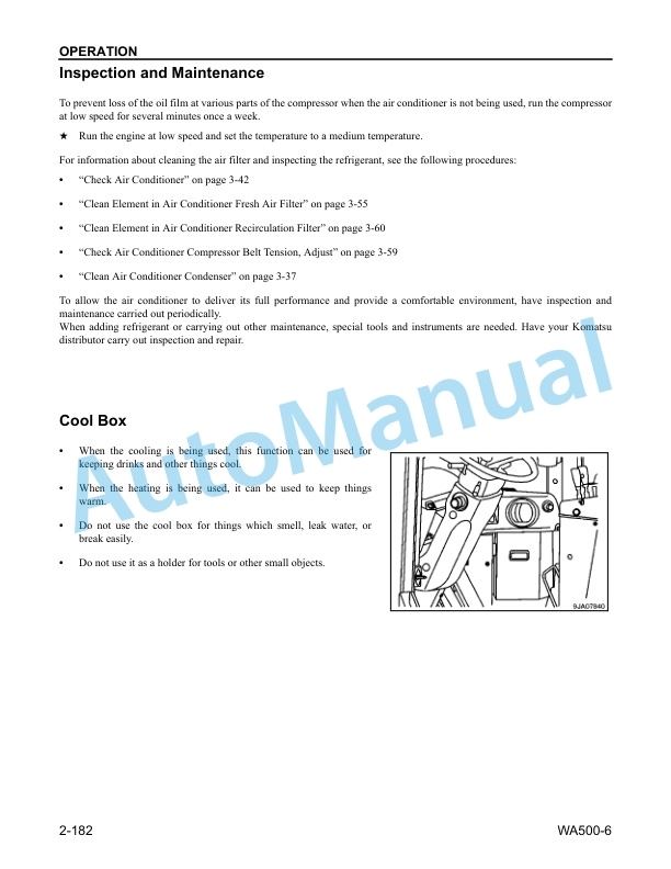 Komatsu WA500-6 Wheel Loader Operation and Maintenance Manual CEAM018007 4 Komatsu WA500-6 Wheel Loader Operation and Maintenance Manual CEAM018007 - Image 4