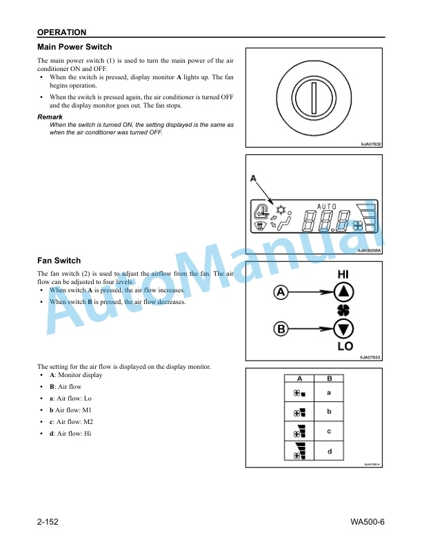 Komatsu WA500-6 Wheel Loader Operation and Maintenance Manual CEAM023404 4 Komatsu WA500-6 Wheel Loader Operation and Maintenance Manual CEAM023404 - Image 4