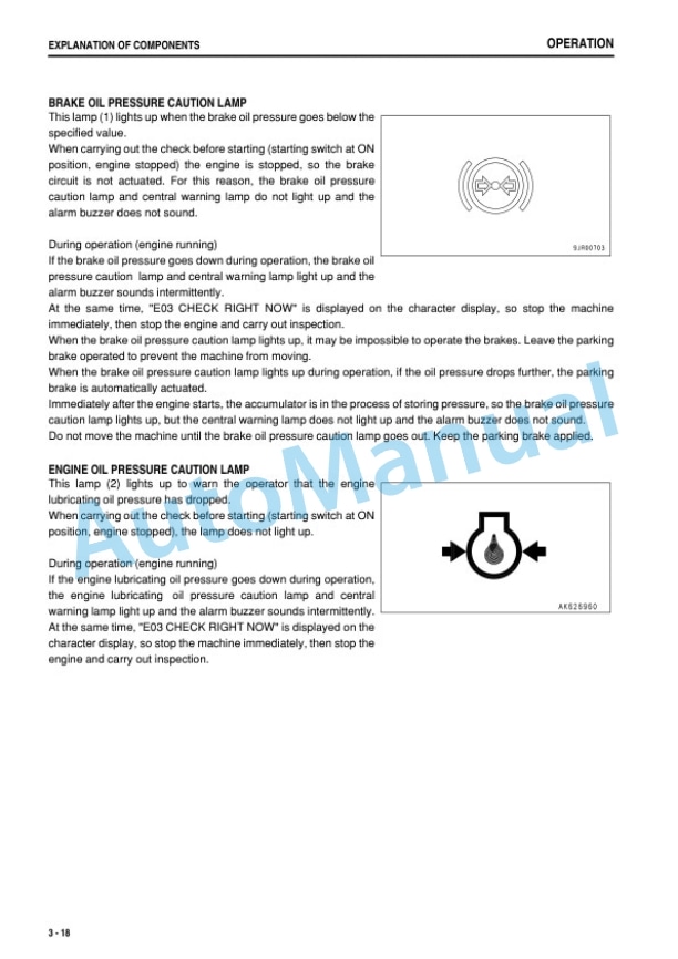 Alternative view of Komatsu WA500-6 Wheel Loader Operation and Maintenance Manual PEN00112-03