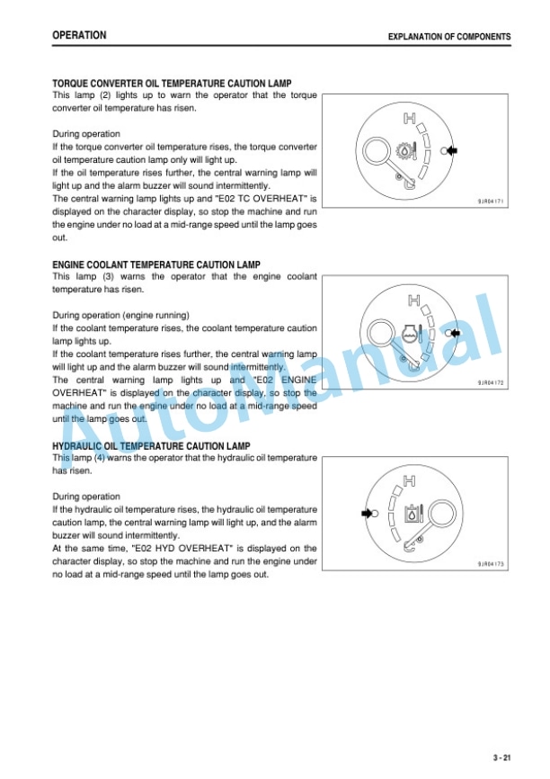 Alternative view of Komatsu WA500-6 Wheel Loader Operation and Maintenance Manual PEN00446-00