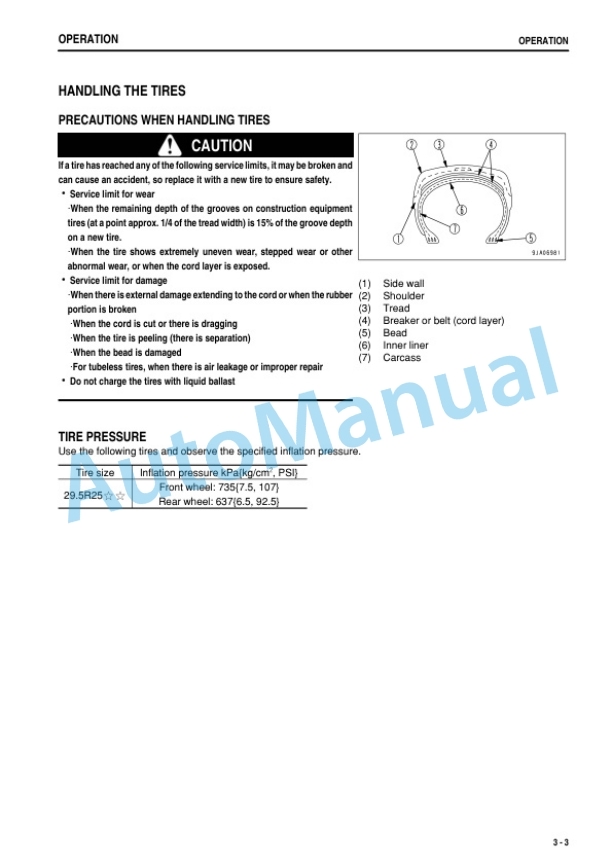 Komatsu WA500-6 Wheel Loader Operation and Maintenance Manual PEN00570-00 5 Komatsu WA500-6 Wheel Loader Operation and Maintenance Manual PEN00570-00 - Image 5