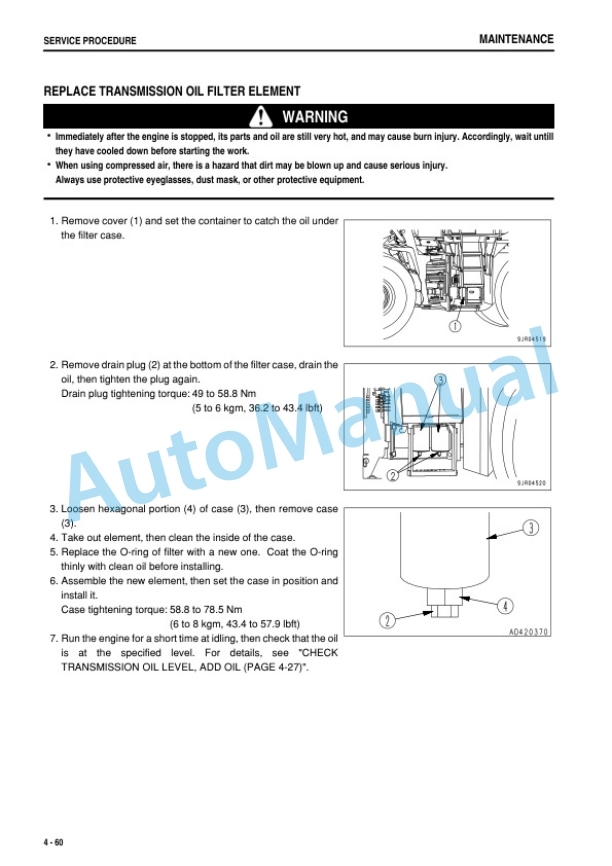 Komatsu WA500-6 Wheel Loader Operation and Maintenance Manual PEN01024-01 5 Komatsu WA500-6 Wheel Loader Operation and Maintenance Manual PEN01024-01 - Image 5