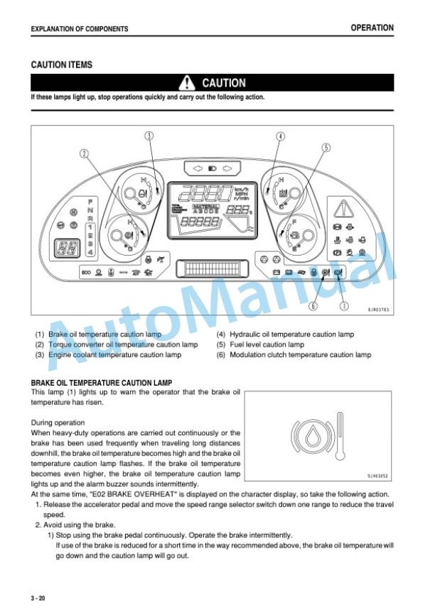 Alternative view of Komatsu WA500-6 Wheel Loader Operation and Maintenance Manual TEN00119-04