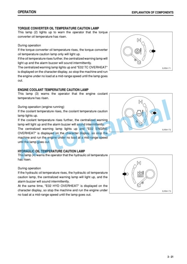 Alternative view of Komatsu WA500-6 Wheel Loader Operation and Maintenance Manual TEN00464-07