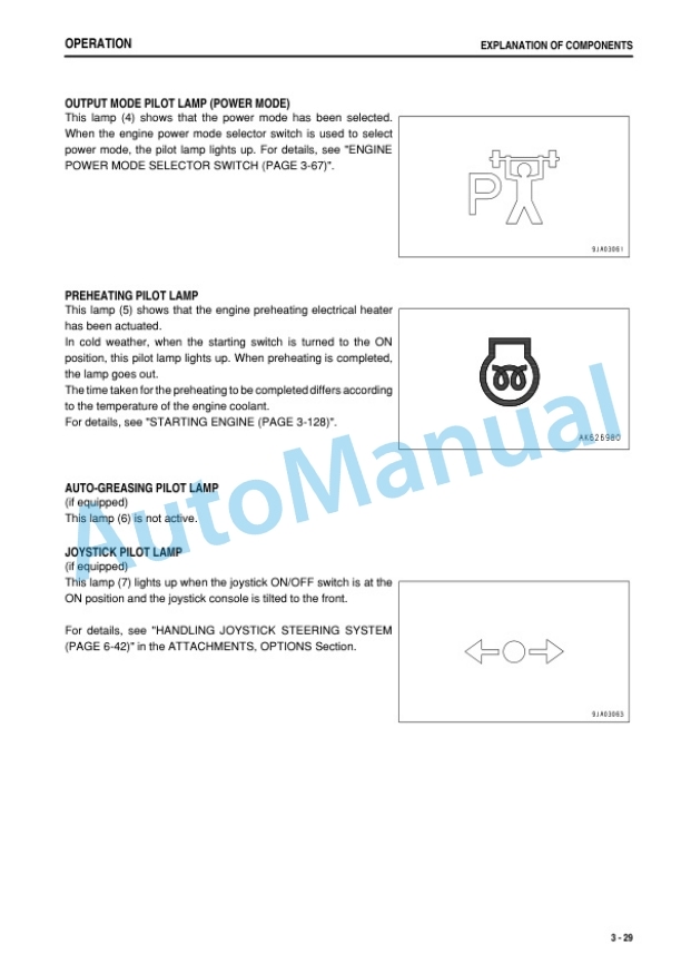 Alternative view of Komatsu WA500-6 Wheel Loader Operation and Maintenance Manual TEN00928-00