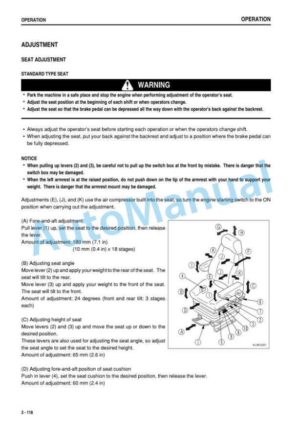 Komatsu WA500-6 Wheel Loader Operation and Maintenance Manual TEN00928-00 3 Komatsu WA500-6 Wheel Loader Operation and Maintenance Manual TEN00928-00 - Image 3