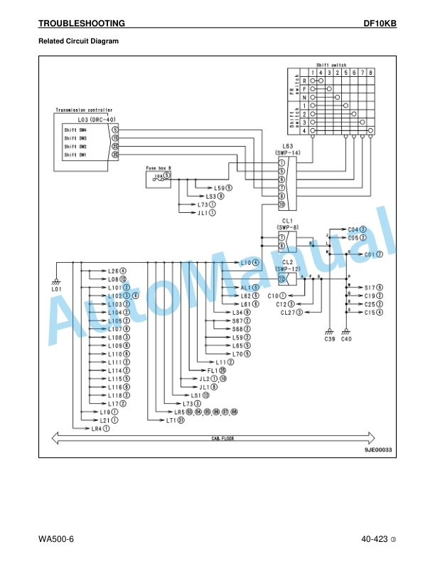 Komatsu WA500-6 Wheel Loader Shop Manual CEBM018104 4 Komatsu WA500-6 Wheel Loader Shop Manual CEBM018104 - Image 4